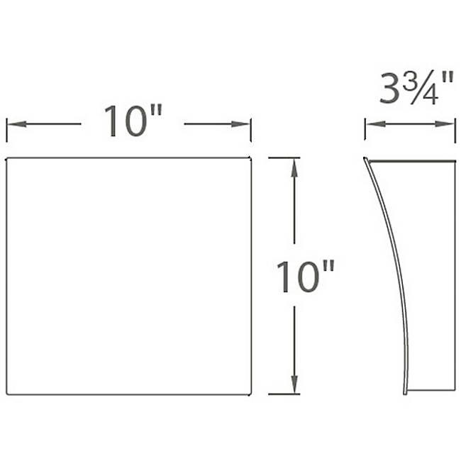 Slide LED Wall Sconce - Diagram