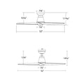 Load image into Gallery viewer, Slim LED Smart Ceiling Fan - Diagram
