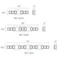 Load image into Gallery viewer, Sofia LED Bath Light - Diagram
