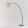 Load image into Gallery viewer, Sol LED Mega Floor Lamp - Matte Black/Copper Finish
