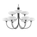 Solfeggio Large Chandelier - Oiled Rubbed Bronze Finish