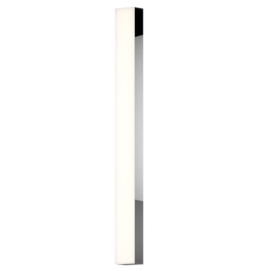 Solid Glass Bar 32" LED Bath Bar - Polished Nickel Finish