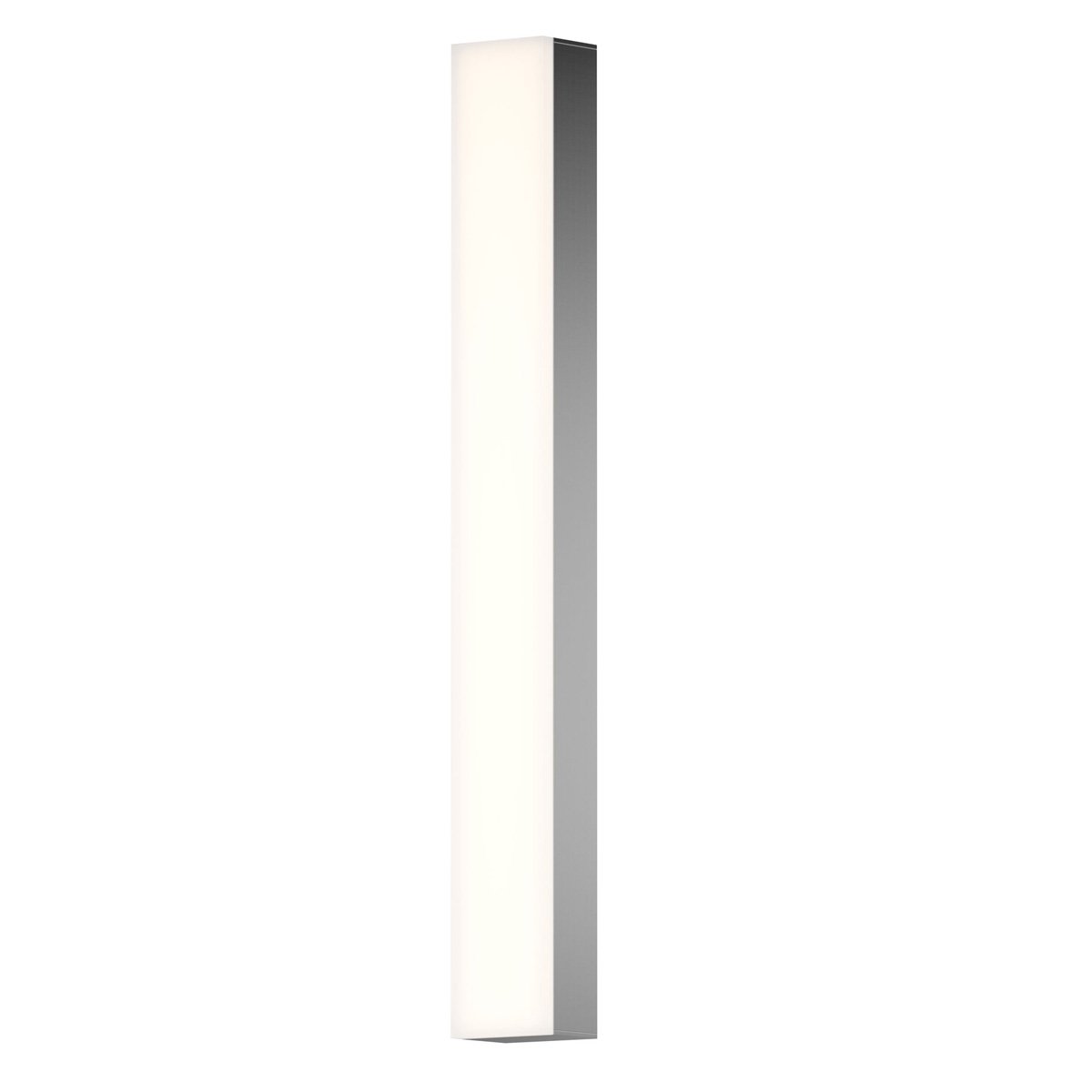 Solid Glass Bar 24" LED Bath Bar - Satin Nickel Finish