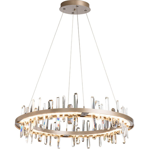 Solitude Circular LED Pendant - Soft Gold