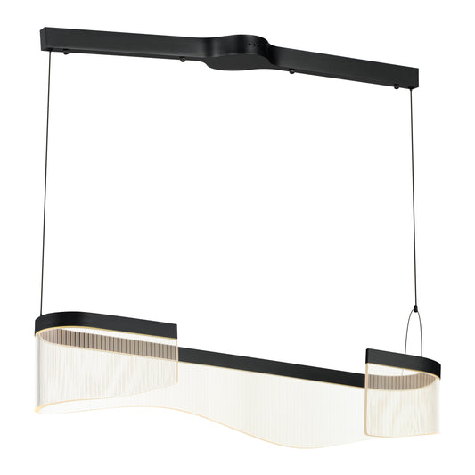 Sonata LED Linear Pendant - Black Finish