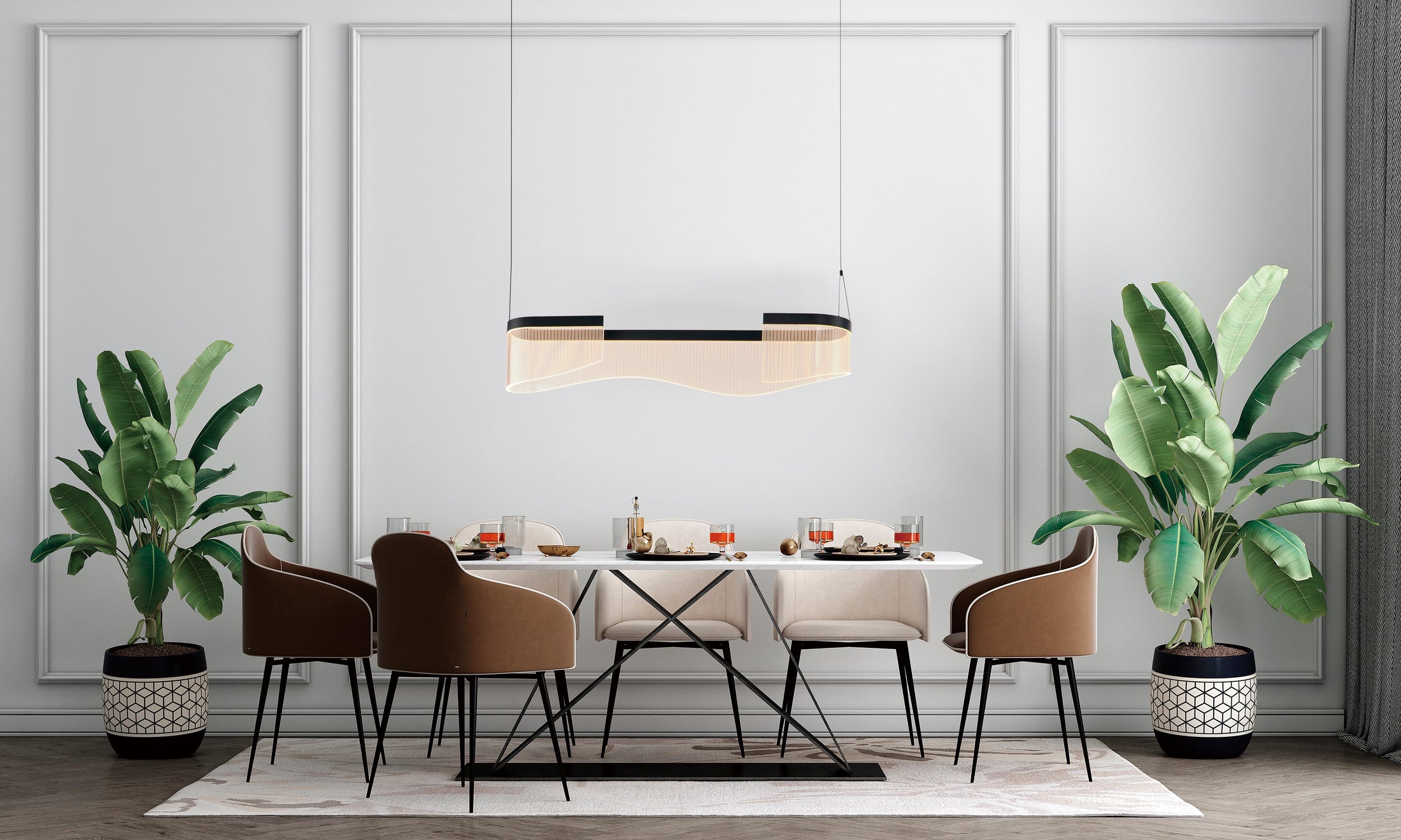 Sonata LED Linear Pendant - Display