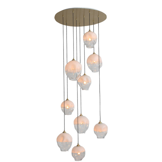 Sonoma 9-Light Pendant - Brushed Brass Finish