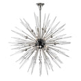 Load image into Gallery viewer, Sparta Large Chandelier - Polished Nickel Finish with Clear Glass
