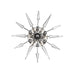 Sparta Wall Sconce - Polished Nickel Finish with Clear Glass
