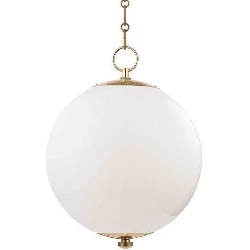 Sphere No. 1 Pendant - Aged Brass (Large)
