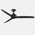 Load image into Gallery viewer, Spitfire Ceiling Fan - Black Finish with Black Blades
