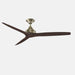 Spitfire Ceiling Fan - Brushed Satin Brass Finish with Whiskey Wood Blades