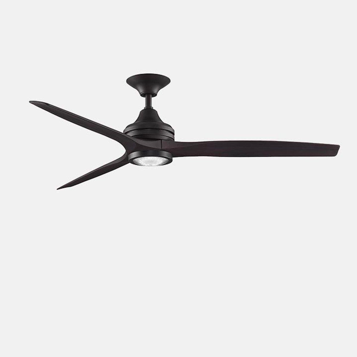 Spitfire Ceiling Fan - Dark Bronze Finish with Whiskey Wood Blades