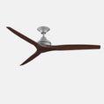 Load image into Gallery viewer, Spitfire Ceiling Fan - Galvanized Finish with Whiskey Wood Blades
