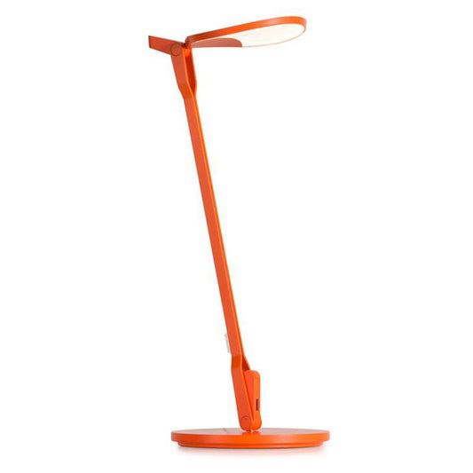 Splitty Desk Lamp - Matte Orange Finish