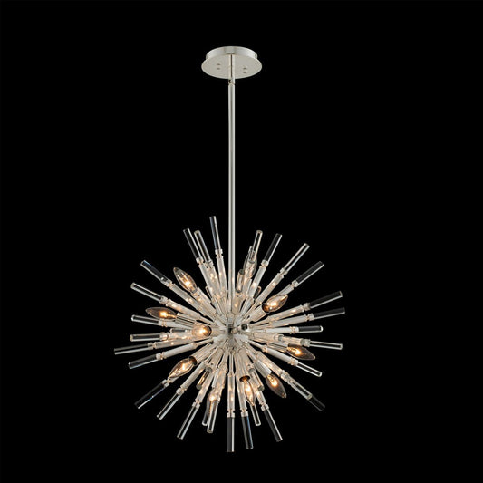 Sprazzo 22" Pendant - Polished Silver Finish