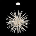 Load image into Gallery viewer, Sprazzo 36" Pendant - Polished Silver Finish
