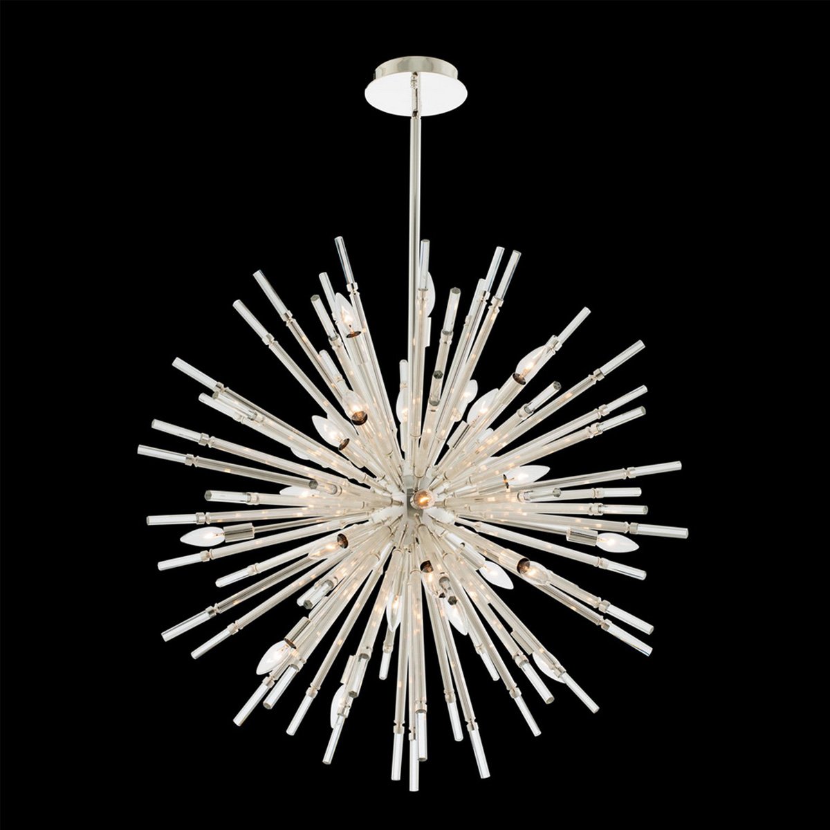 Sprazzo 36" Pendant - Polished Silver Finish