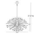 Load image into Gallery viewer, Sputnik Small Chandelier - Diagram
