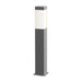 Square Column 22" Outdoor LED Bollard - Textured Gray Finish