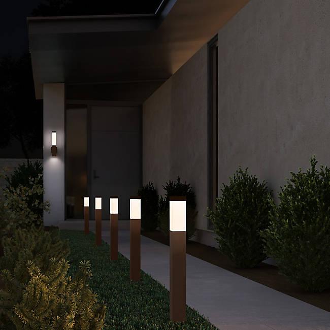 Square Column Outdoor LED Bollard - Display