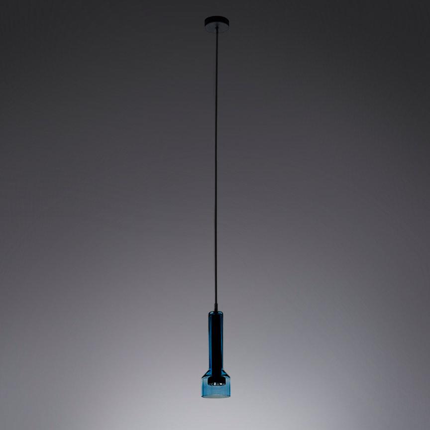 Stablight Mini B Pendant - Aqua Clear Finish