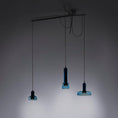 Load image into Gallery viewer, Stablight Multi-Light Pendant - Aqua Clear Finish
