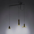 Load image into Gallery viewer, Stablight Multi-Light Pendant - Green Amber Clear Finish
