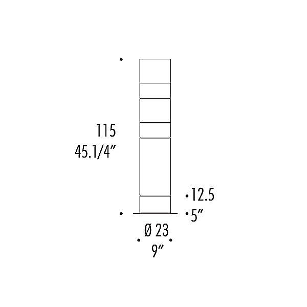 Stacking B Floor Lamp - Diagram