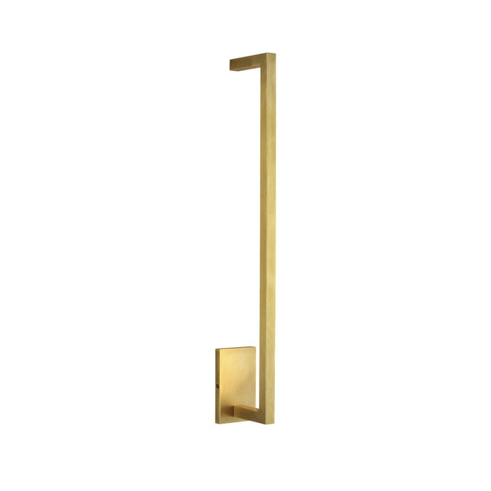 Stagger Small Wall Sconce - Natural Brass Finish