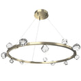 Load image into Gallery viewer, Stella LED Ring Chandelier - Heritage Brass
