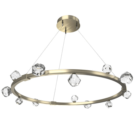 Stella LED Ring Chandelier - Heritage Brass
