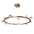 Load image into Gallery viewer, Stella LED Ring Chandelier - Novel Brass
