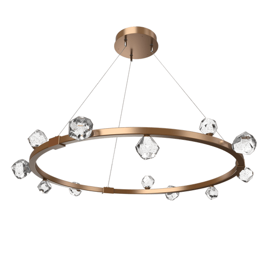 Stella LED Ring Chandelier - Novel Brass