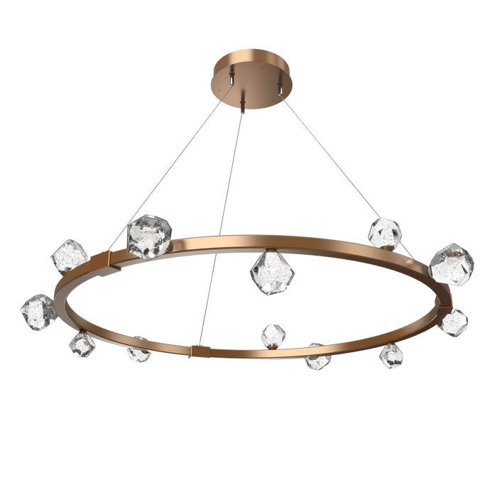 Stella LED Ring Chandelier - Novel Brass