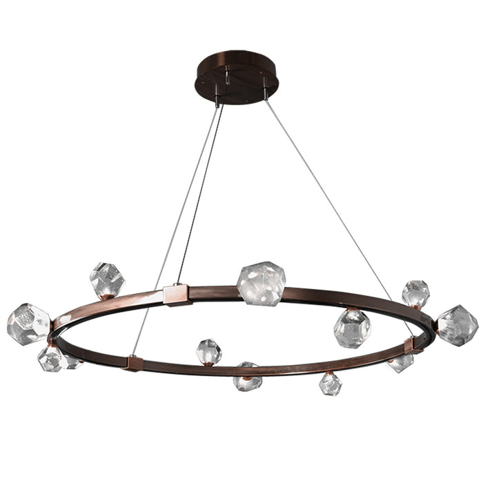 Stella LED Ring Chandelier - Oil Rubbed Bronze
