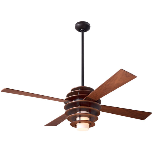 Stella Ceiling Fan - Mahogany/Dark Bronze, Mahogany Blades