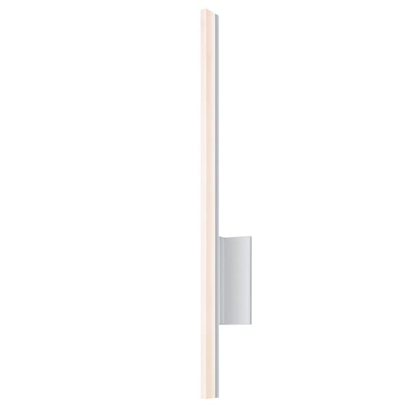 Stiletto 24" LED Bath Bar - Bright Satin Aluminum Finish