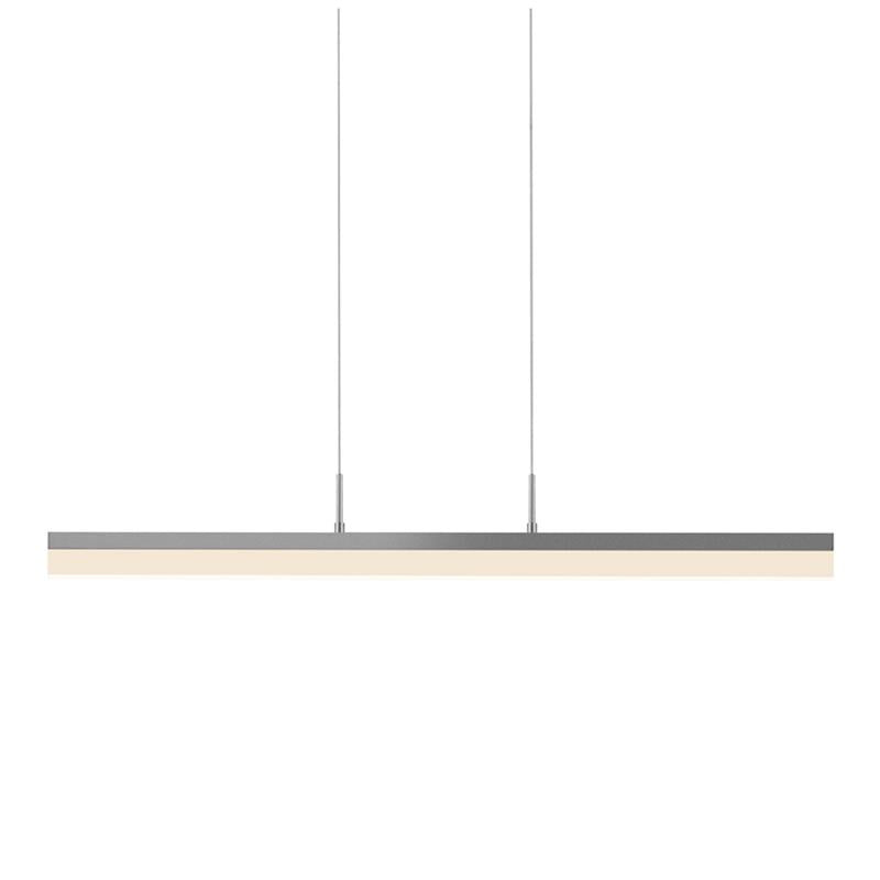 Stiletto 32" LED Pendant Light - Bright Satin Aluminum Finish