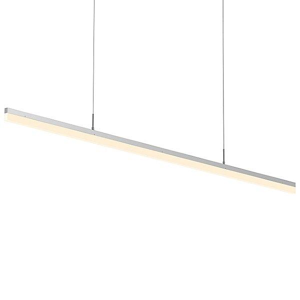 Stiletto 60" LED Pendant Light - Bright Satin Aluminum