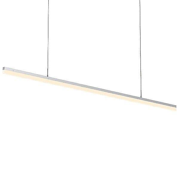 Stiletto 72" LED Pendant Light - Bright Satin Aluminum