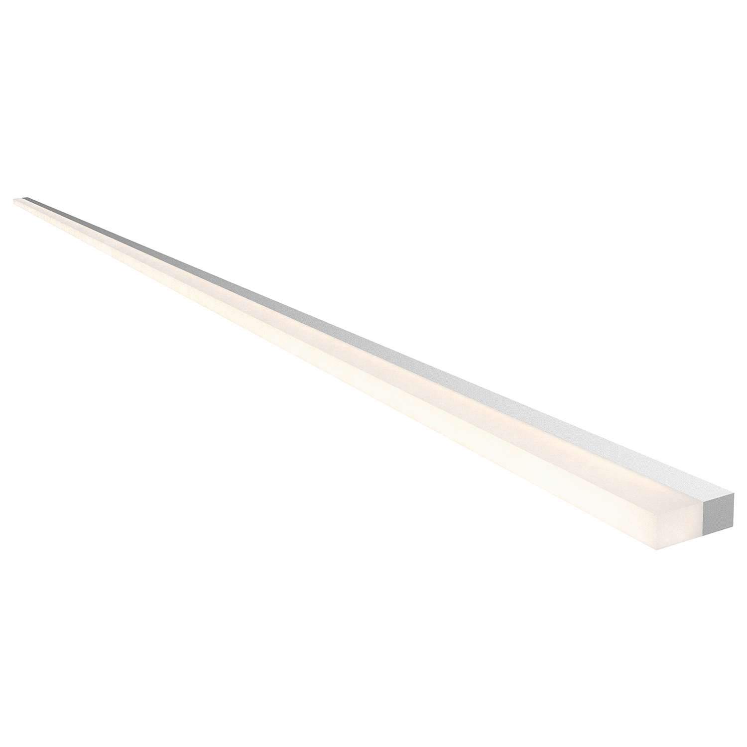 Stiletto Lungo 72" LED Wall Bar - Bright Satin Aluminum