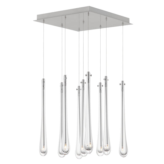 Stillo Square Multi-Light Pendant - Satin Nickel Finish