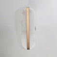 Load image into Gallery viewer, Stonewall Alabaster LED Wall Sconce - Brushed Champagne Finish
