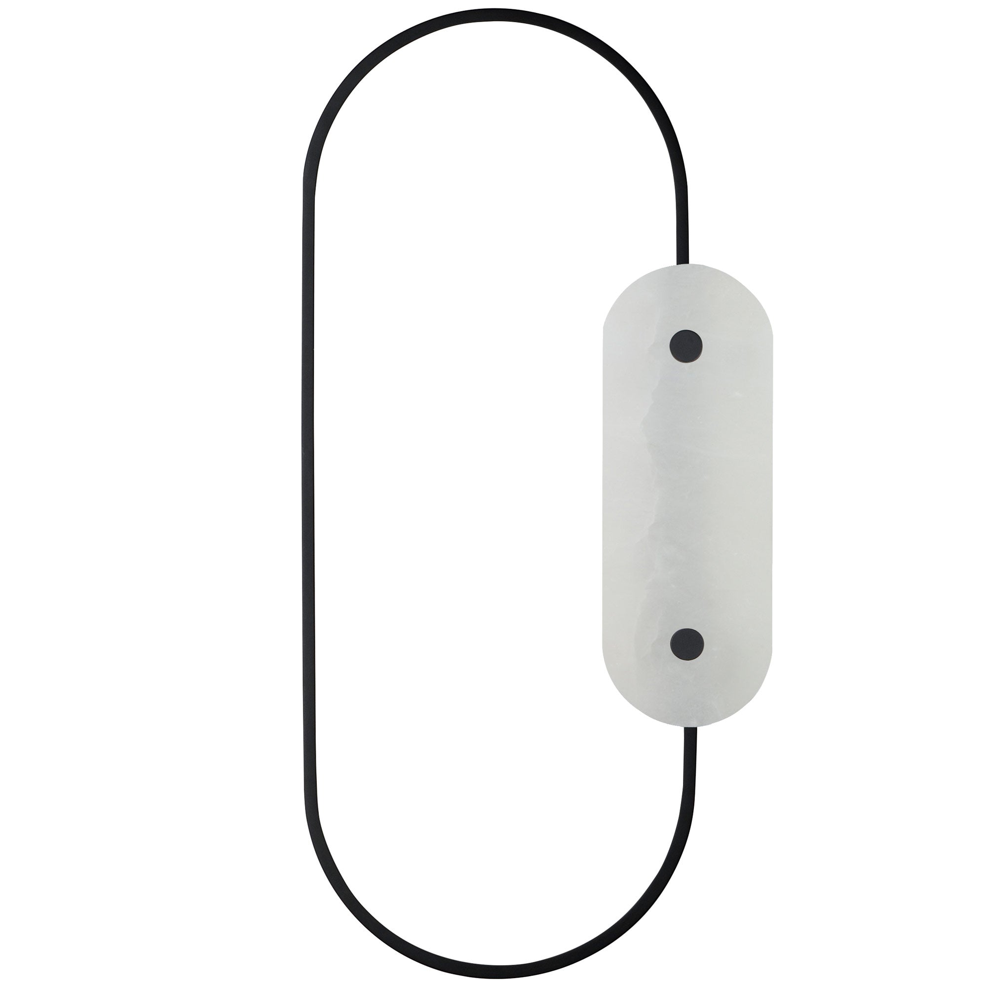 Stonewall LED Wall Sconce - White Alabaster 