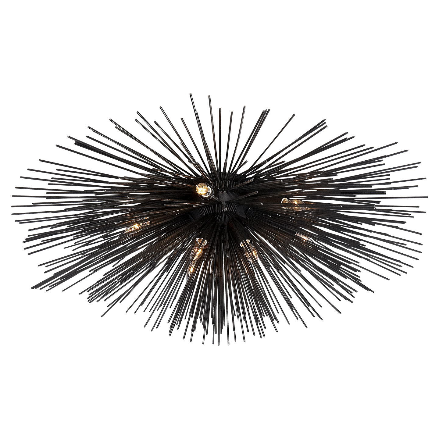 Strada Large Flush Mount - Aged Iron