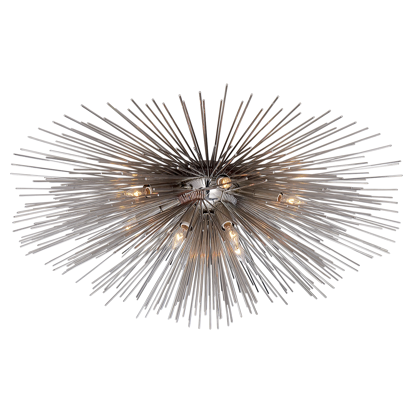 Strada Large Flush Mount - Polished Nickel