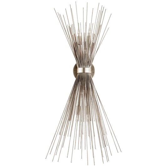 Strada Large Sconce - Burnished Silver Leaf