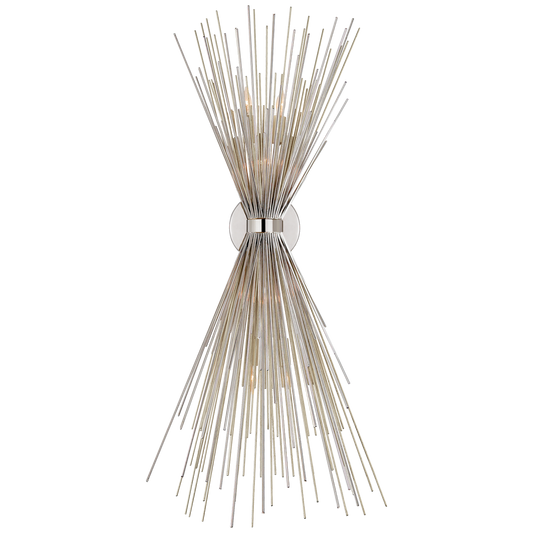 Strada Large Sconce - Polished Nickle