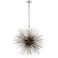 Load image into Gallery viewer, Strada Medium Round Chandelier - Silver Leaf
